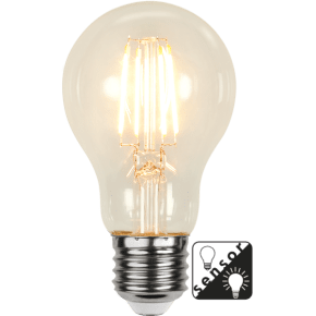 LED-LAMPA E27 A60 SENSOR CLEAR
